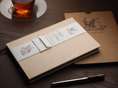 Logotrade promotional product picture of: Recycled Banana Notebook 209734200