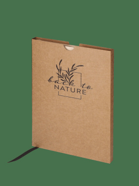 Logotrade promotional gift image of: Recycled Hemp Notebook 209734300