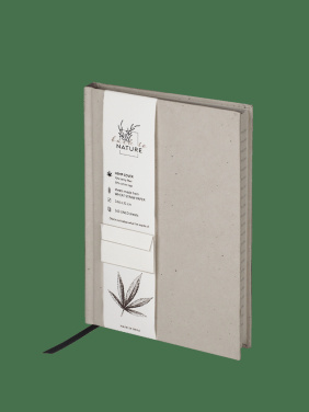 Logo trade advertising products picture of: Recycled Hemp Notebook 209734300