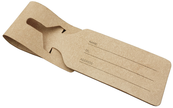 Logo trade promotional merchandise image of: Luggage tag 969107