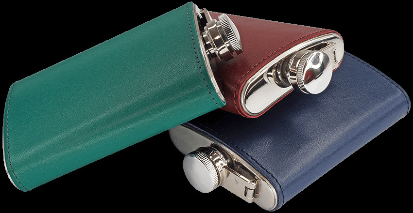 Logo trade business gifts image of: Hip flask 426131