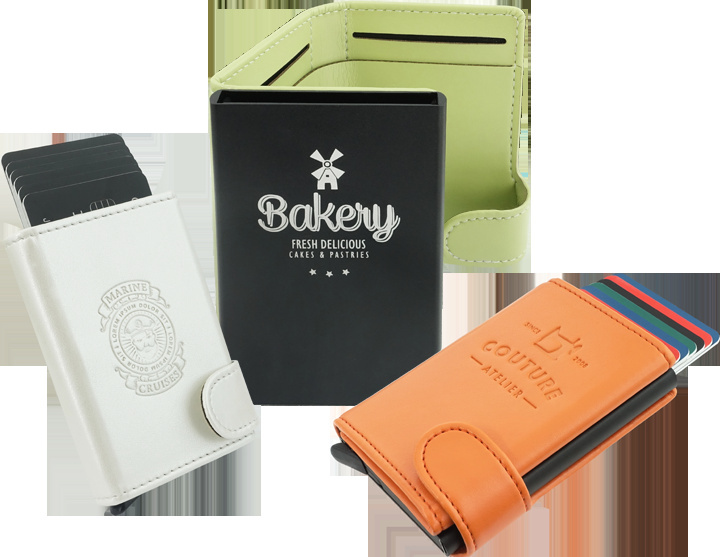 Logo trade promotional merchandise image of: RFID wallet 618119