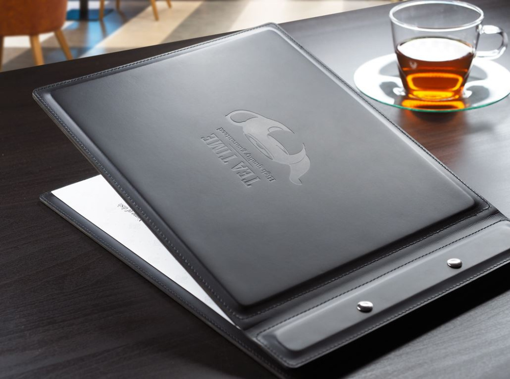 Logo trade advertising products image of: Menu cover 1083094