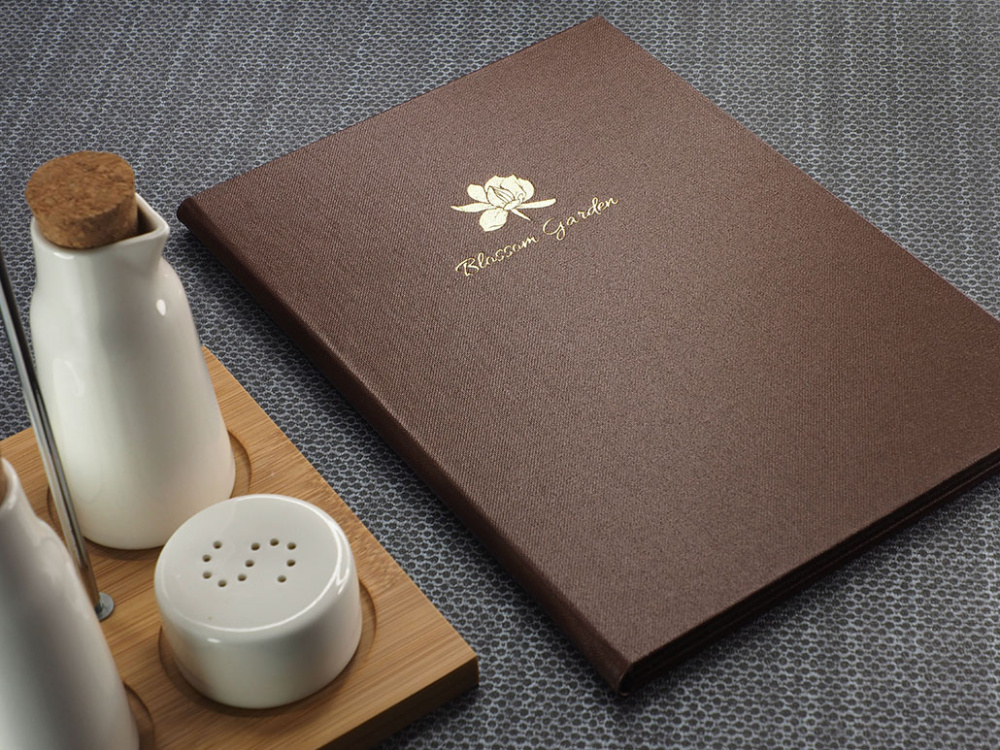 Logo trade promotional gifts picture of: Menu cover 1719280