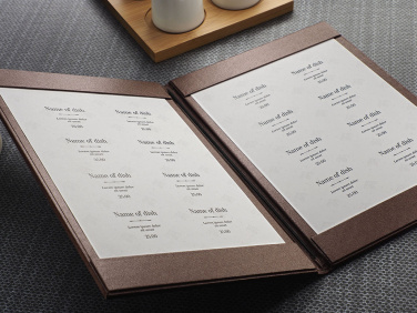 Logo trade promotional product photo of: Menu cover 1719280