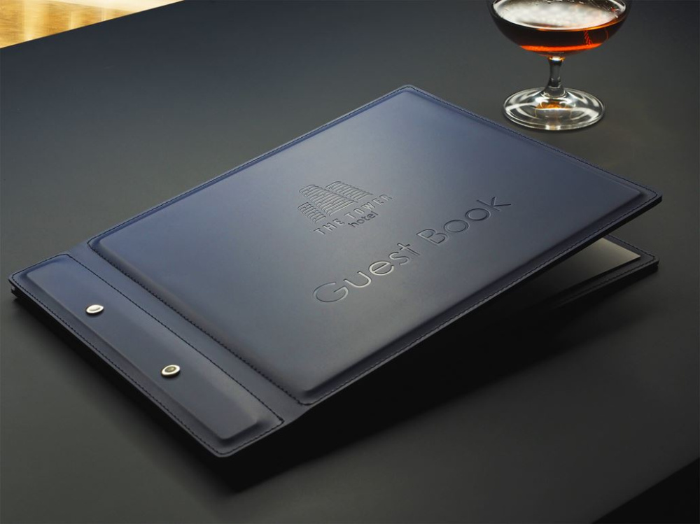 Logo trade promotional gifts picture of: Guest book 1209094