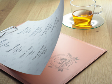 Logo trade promotional gift photo of: Clipboard menu 1027094