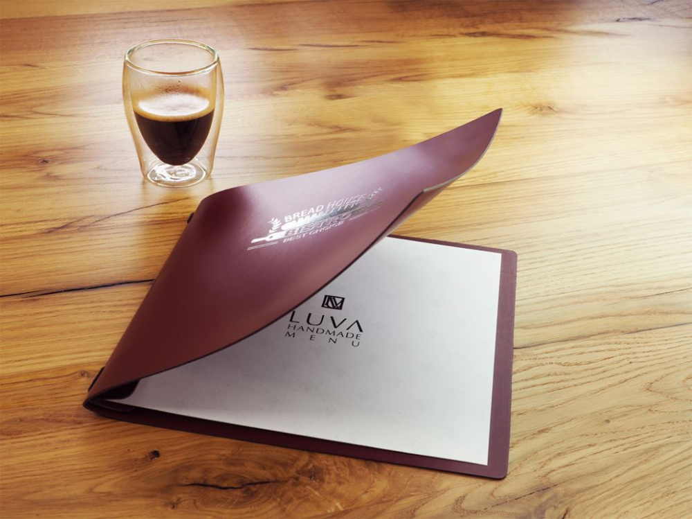 Logo trade business gift photo of: Menu cover Ambiente 1180094
