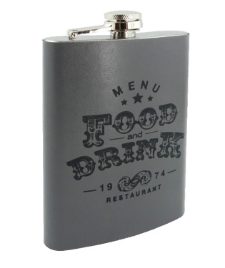 Logo trade advertising products image of: Hip flask 425119