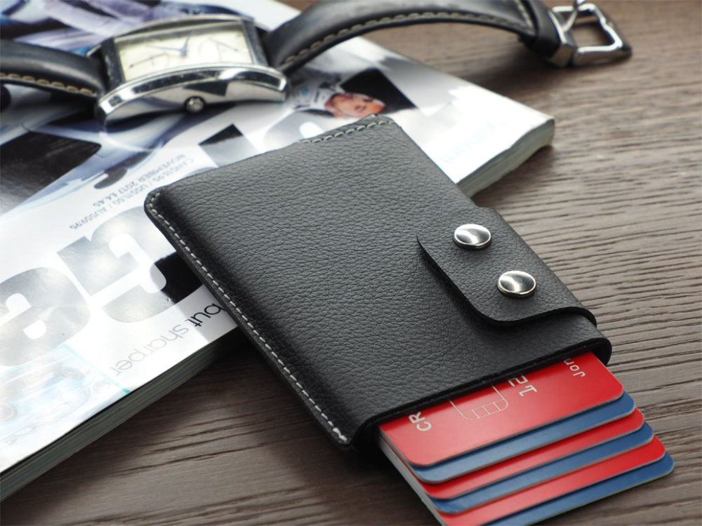 Logo trade promotional items image of: RFID wallet 545157