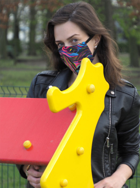 Logo trade corporate gifts image of: VENUS PRO cotton face mask with a pocket an HEPA filter 1378165