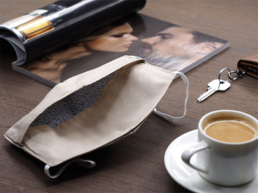 Logo trade promotional gift photo of: VENUS PRO cotton face mask with a pocket an HEPA filter 1378165