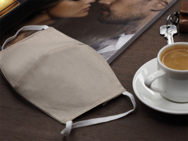 Logo trade promotional products picture of: VENUS PRO cotton face mask with a pocket an HEPA filter 1378165