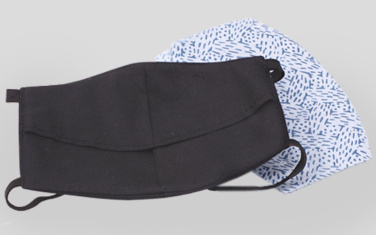 Logotrade corporate gift image of: VENUS PRO cotton face mask with a pocket an HEPA filter 1378165