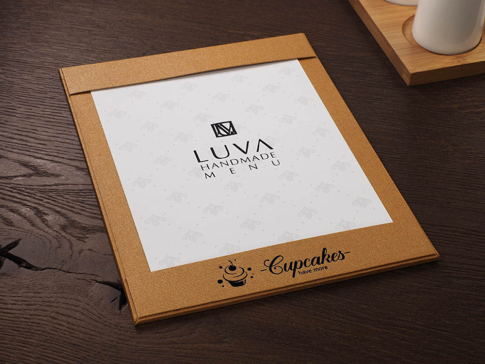 Logo trade advertising products image of: Menu pad 1024280