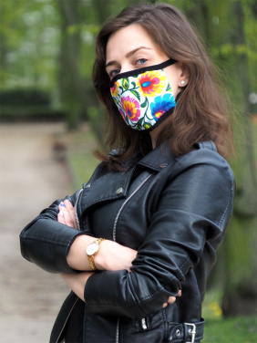 Logotrade promotional item image of: MARS PRO cotton mask (size M) with pocket and HEPA filter 1380165