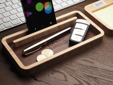 Logotrade promotional product picture of: Wooden desk organiser 1852292