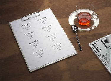 Logo trade business gifts image of: Clipboard menu 1121119