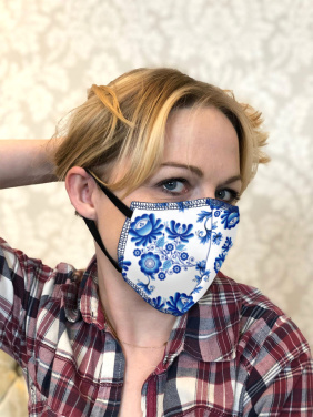 Logotrade promotional item image of: ZEFIR cotton face mask 1400165