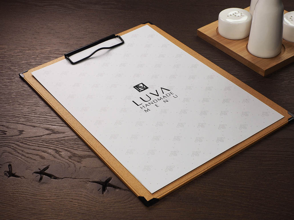 Logotrade promotional gift image of: Clipboard menu 1028280
