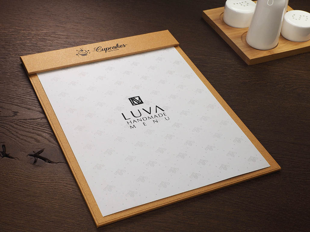Logo trade promotional items picture of: Menu cover 1241280