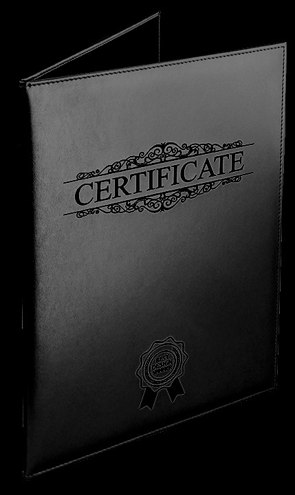Logo trade promotional gift photo of: Certificate cover 152019