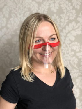 Logo trade business gift photo of: KALIPSO clear face shield-mask for mouth and nose 1447162