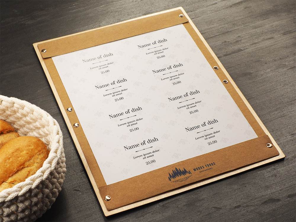 Logotrade promotional product image of: Menu pad 1668121
