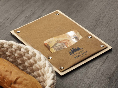 Logo trade promotional giveaways image of: Bill holder 1053121