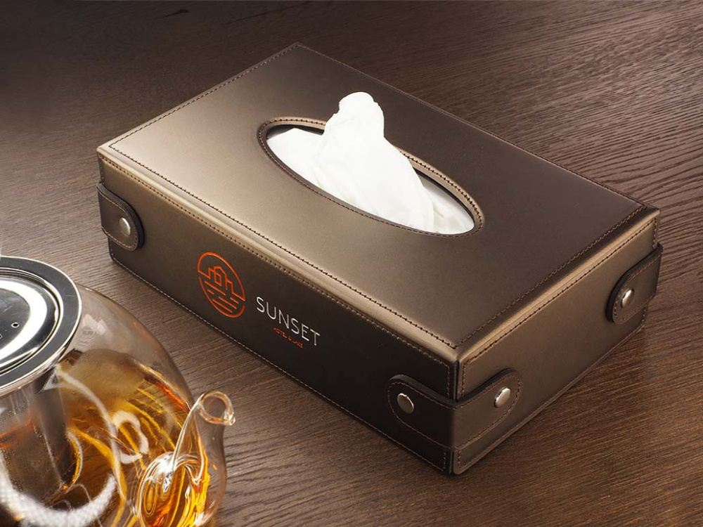 Logo trade advertising products picture of: Tissue box 1673094