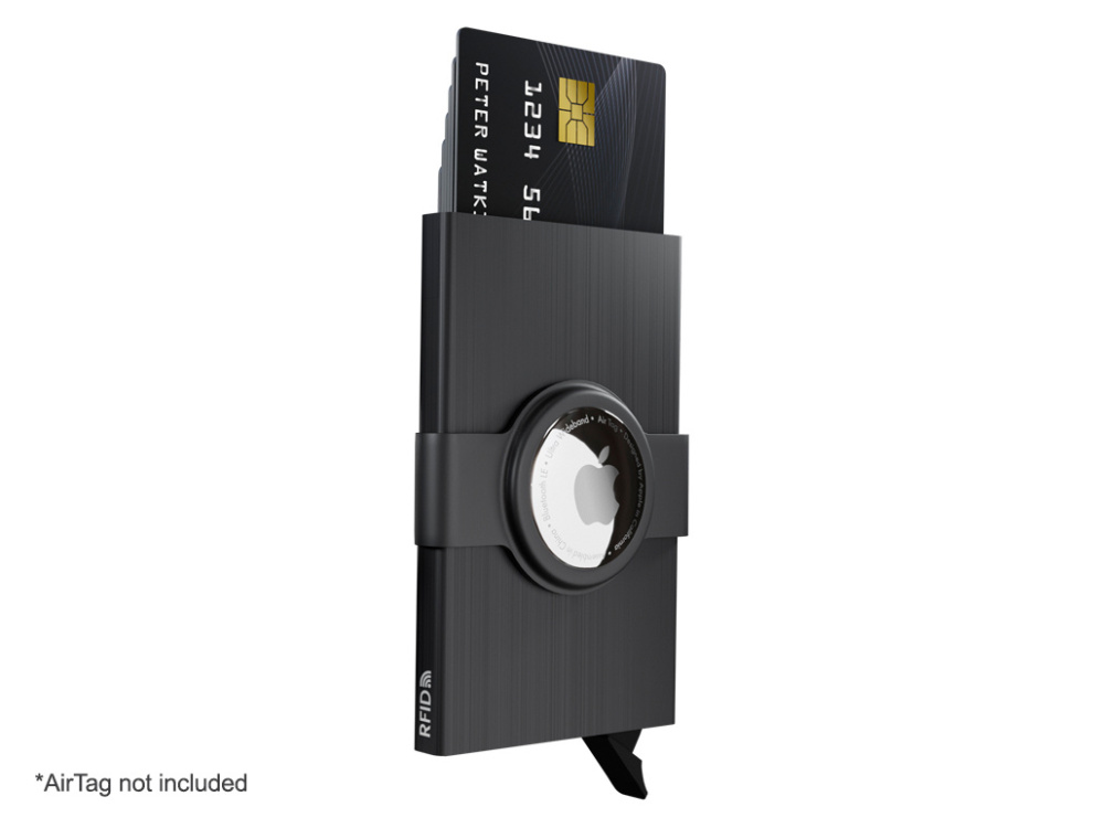 Logotrade promotional giveaways photo of: RFID credit card case with holder for AirTag 2163155