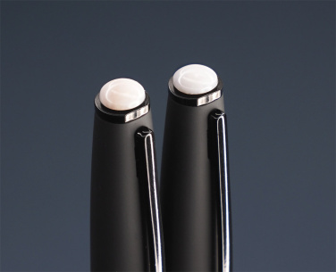 Logo trade promotional giveaways picture of: Opal stone Pen set 1286036