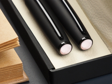 Logo trade promotional products picture of: Opal stone Pen set 1286036