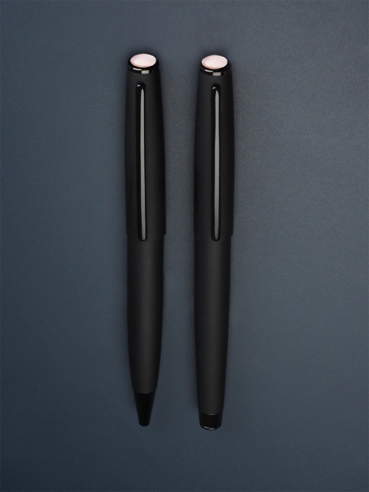 Logo trade promotional gifts image of: Opal stone Pen set 1286036