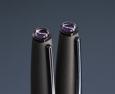 Logo trade promotional giveaways image of: Amethyst Pen set  1288036