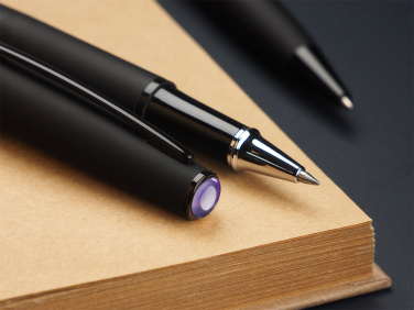 Logo trade promotional gift photo of: Amethyst Pen set  1288036