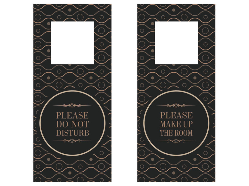 Logo trade promotional products image of: DND door sign 1110117