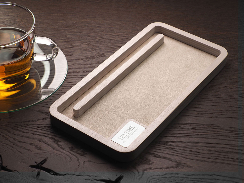 Logotrade promotional product picture of: Wooden desk organiser 1818121