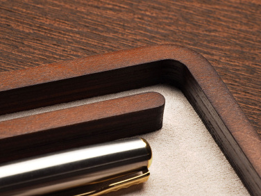 Logo trade promotional item photo of: Wooden desk organiser 1818121