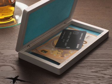 Logo trade advertising products picture of: Wooden bill box 1816121