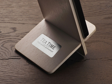 Logotrade promotional gift picture of: Wooden telephone stand 1834121