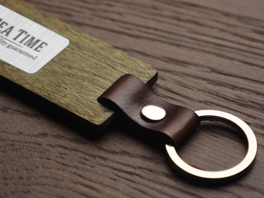 Logotrade promotional merchandise image of: Wooden keyring 1853121