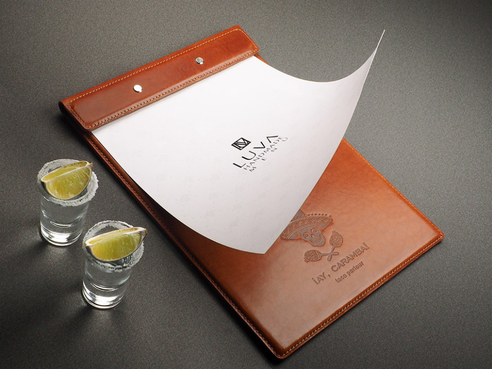 Logo trade promotional items picture of: Menu cover Armstrong 1116141