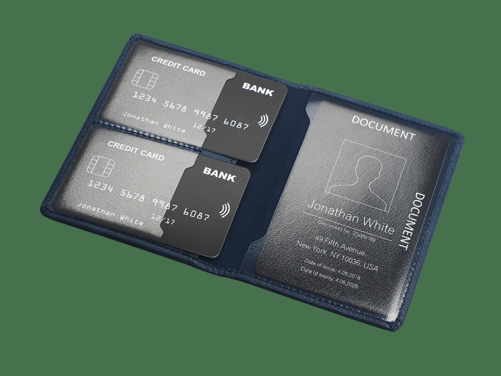 Logotrade business gift image of: RFID document wallet 611327