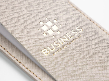 Logo trade corporate gifts image of: Luggage tag 1155113