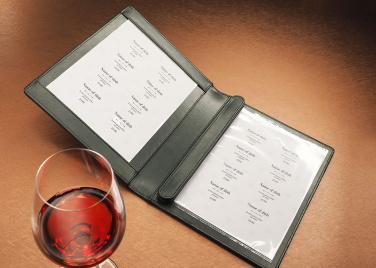 Logo trade promotional merchandise photo of: Menu cover 1056119