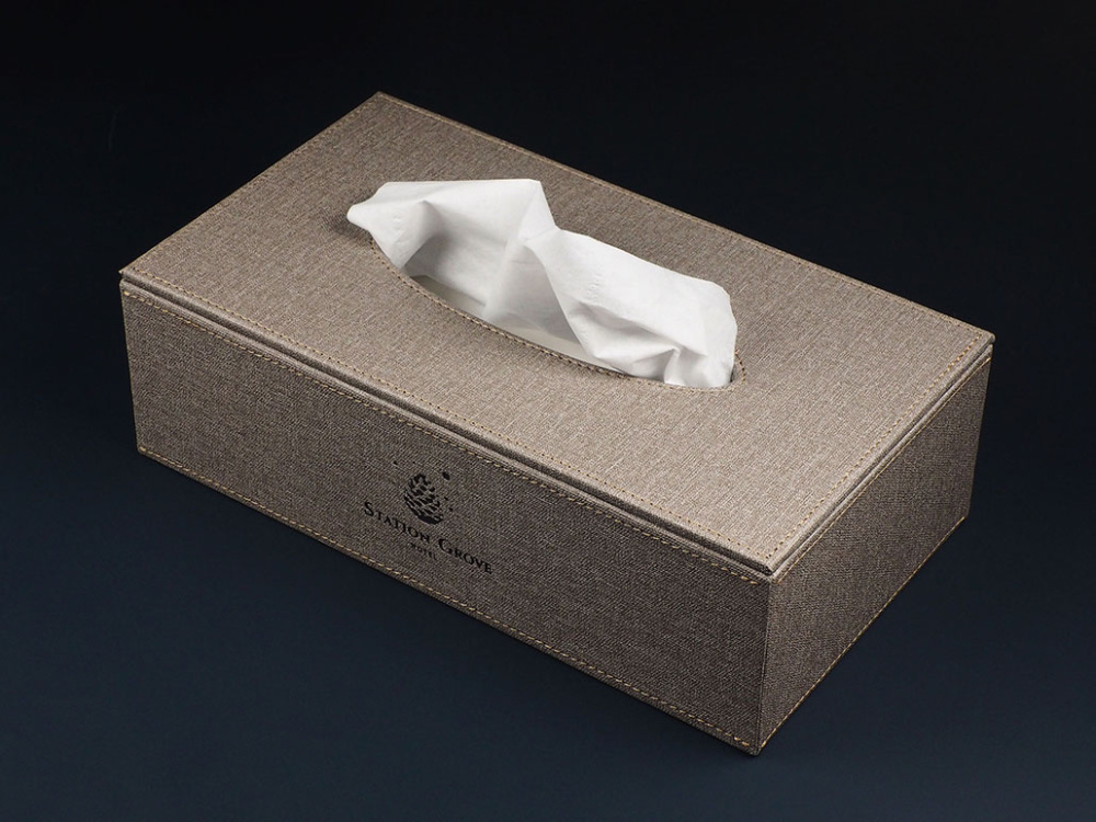 Logo trade promotional giveaways image of: Tissue box 992321
