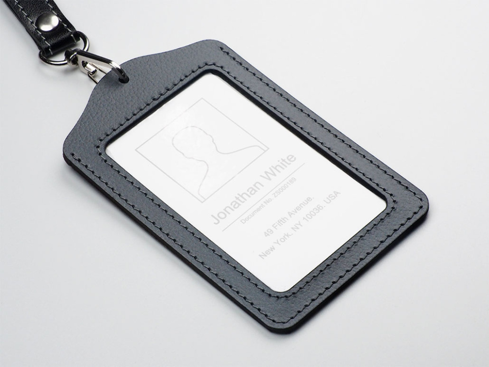 Logo trade promotional items image of: ID Badge Holder 2038319