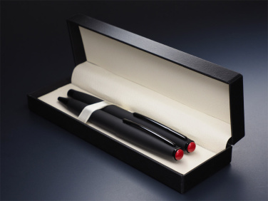 Logo trade corporate gifts image of: Coral stone Pen set 1285036