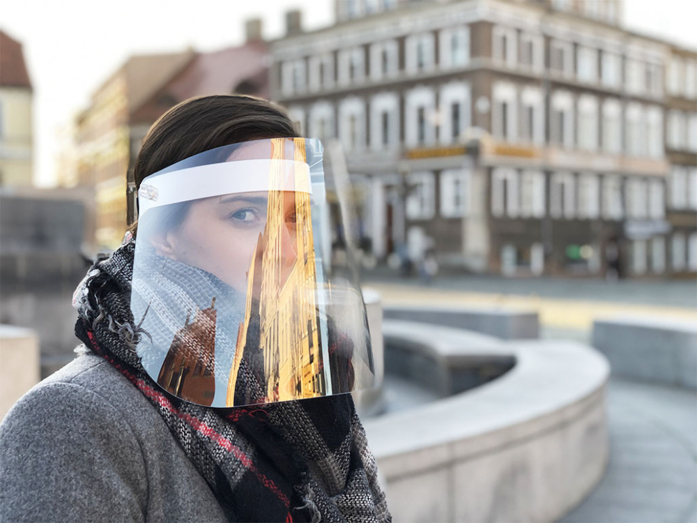 Logotrade business gift image of: TEMIDA tilting face shield 1424162